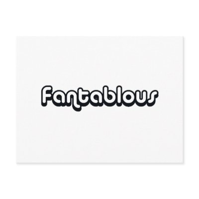 80's catch phase  fantabulous on many gift post card by 80scatchphrasestore