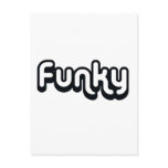 80's catch phase funky on gifts postcard
