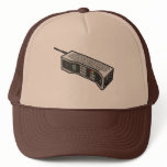 80s Cellphone with Text Mesh Hats