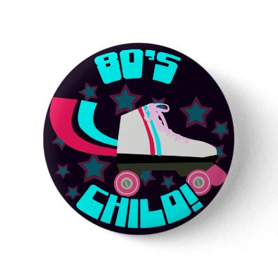 80's Child Pinback Buttons by Retrofort
