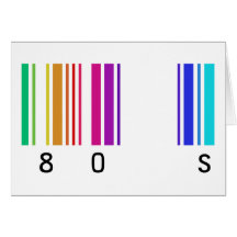 80s colour design! greeting cards