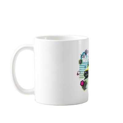 80's colours SPG grunge mug by griffingear