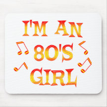 80's Girl Mouse Mats
