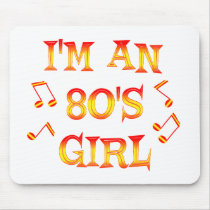 80's Girl Mouse Mats