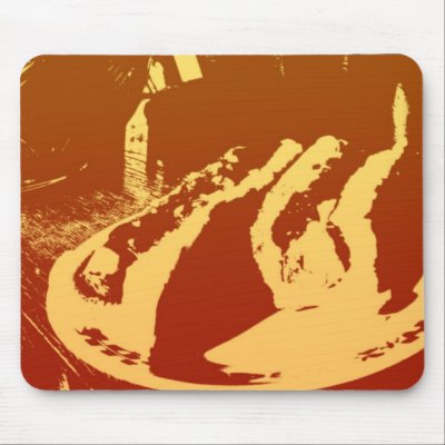 80's hot dogs mouse mats by igibson
