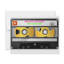 80's Inspired Birthday Invite