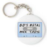 80s Metal Mix Tape Keychains