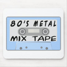 80s Metal Mix Tape Mouse Pads