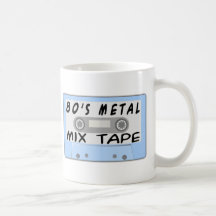 80s Metal Mix Tape Mugs