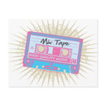 80's Mix Tape Postcard
