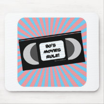 80's Movies Rule Mouse Mat