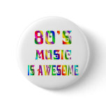 80s Music Buttons