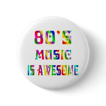 80s Music Buttons