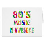 80s Music Greeting Card