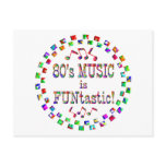 80s Music is FUNtastic Post Card