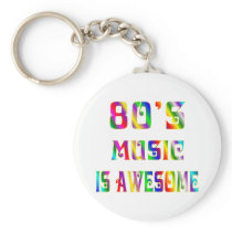 80s Music Keychains