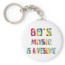 80s Music Keychains