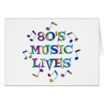 80s Music Lives Greeting Cards