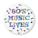 80s Music Lives Magnet