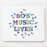 80s Music Lives Mouse Mat