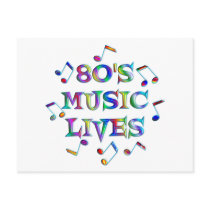 80s Music Lives Post Cards