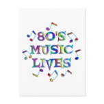 80s Music Lives Postcards