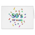80s Music Lover cards