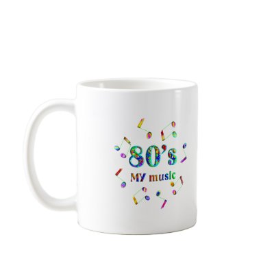 80s Music Lover Mug by TLArnold6