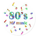 80s Music Lover stickers