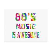80s Music Postcard