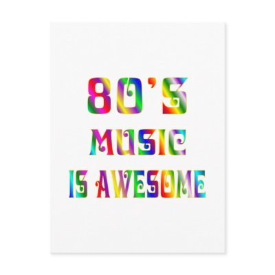 80s Music Postcards by TLArnold6