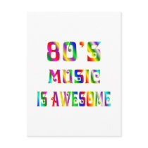 80s Music Postcards