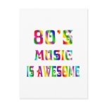 80s Music postcards