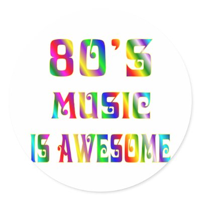 80s Music Round Sticker by TLArnold6