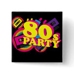 80s Party Button