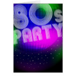 80s Party Cards