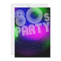 80s Party Announcements