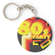 80s Party Keychains