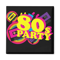 80s Party Magnets