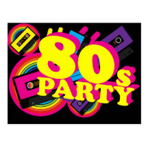 80s Party Post Card