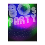 80s Party Post Cards