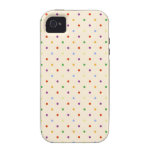 80s petite rainbow girly cute polka dots pattern iPhone 4/4S case