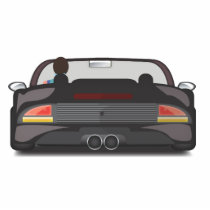 80s Retro Arcade Race Acrylic Cut Out