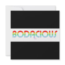 80s Retro Bodacious Custom Invitations