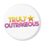 80s Retro Cartoon Truly outrageous Refrigerator Magnets