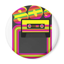 80s Retro Party Magnets