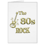 80s ROCK Greeting Card