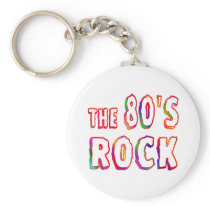 80s Rock Keychain