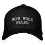 80's Rock Rules Hat-2 Baseball Cap