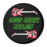 80's Rock Rules Magnet-round